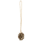 Le pompon coquillage cauri marron