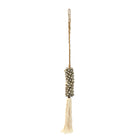 Pompon coquillage et coton - Gris