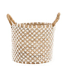 Le Panier Macramé Cousu Croisé - M
