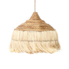 Pendentif Abaca Hoola - Naturel - L
