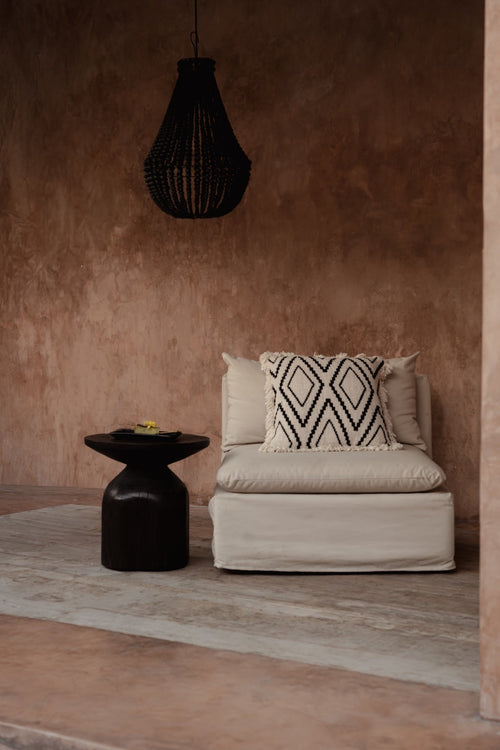 Housse de coussin The Sahara Diamond - Noir Naturel