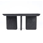 La mesa de centro de obsidiana - Negro