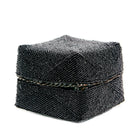 La cesta con cuentas - Negro - L