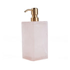 The Resin Soap Dispenser - White Pink
