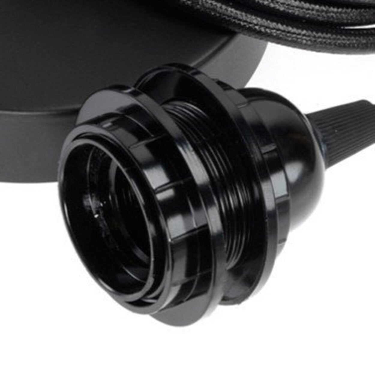 Lámparas de Techo Plafón - Negro - 1 Accesorio