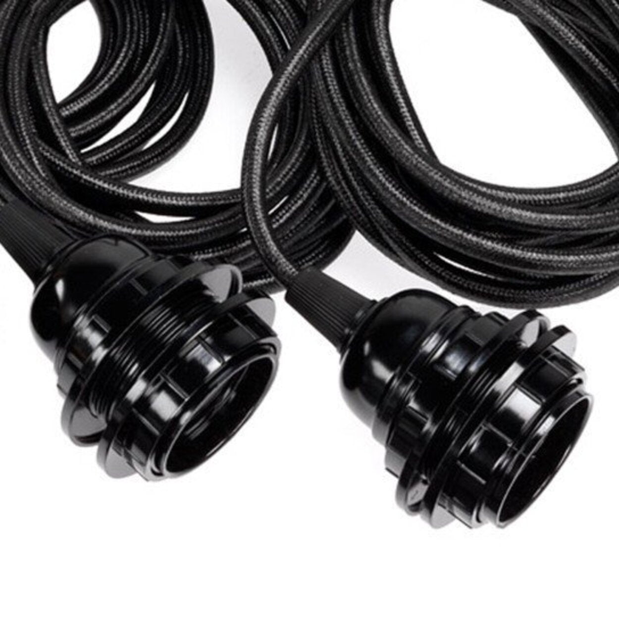 Lámparas de Techo Plafón - Negro - 3 Accesorios
