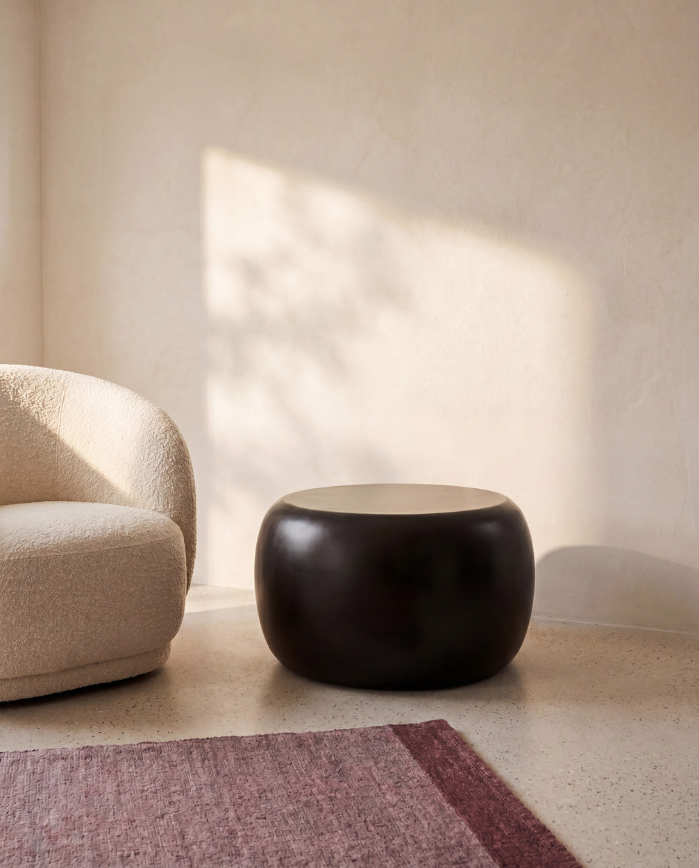 Mesa auxiliar mate - Negro