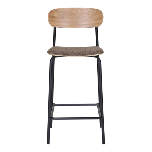 Estepona Counter Stool - Natural / Brown / Black