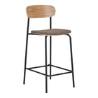 Estepona Counter Stool - Natural / Brown / Black