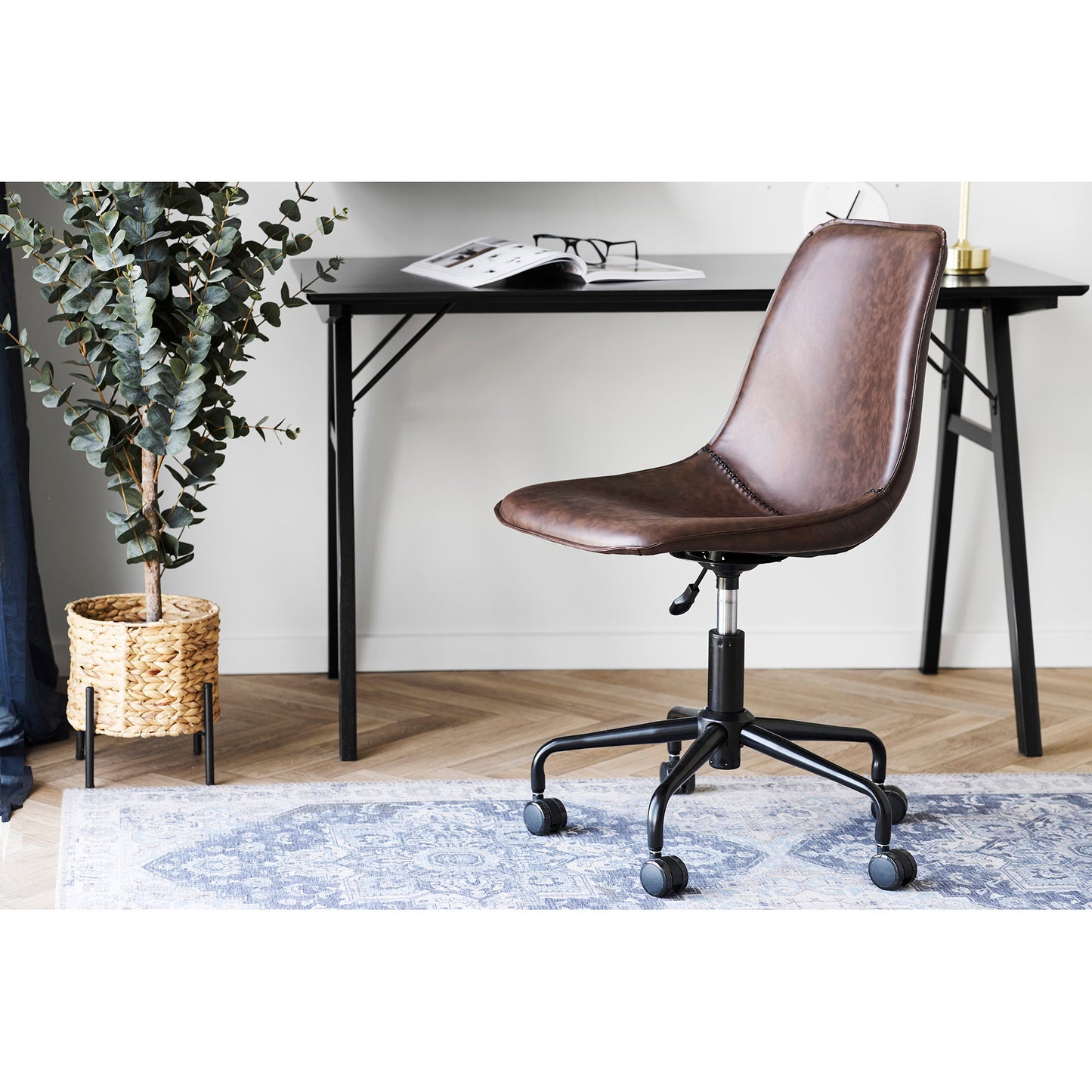Silla de oficina Monaco - Marrón