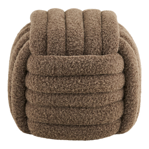 Napier Pouffe - Brown