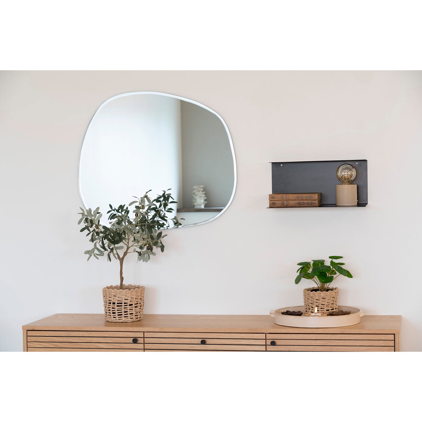 Estante de pared Lille - Negro