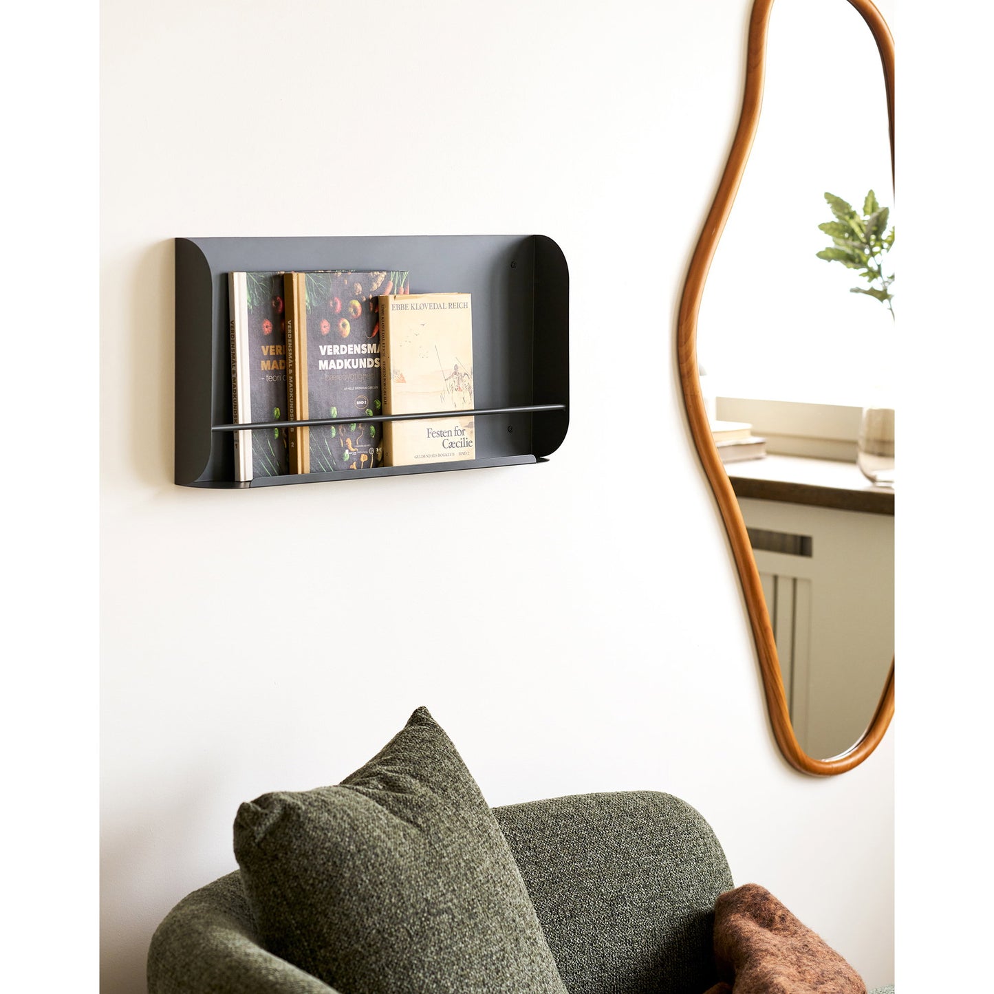 Estante de pared Volterra - Gris oscuro