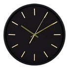 Reloj de pared Kensington - Negro