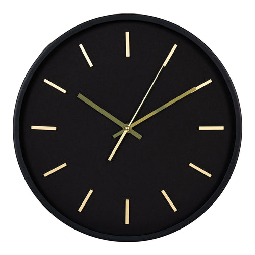 Reloj de pared Kensington - Negro