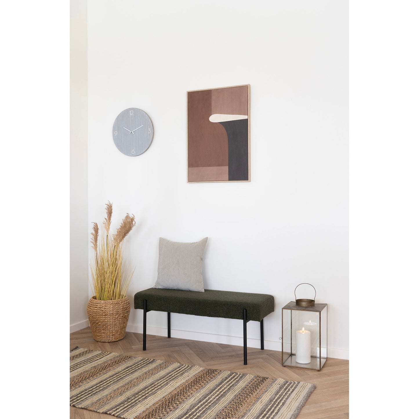 Reloj de pared Ravenna - Gris claro