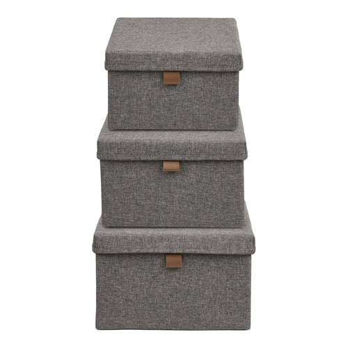 Noto Storage Boxes - Dark Gray