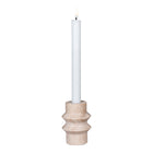 Travertine candle holder – natural