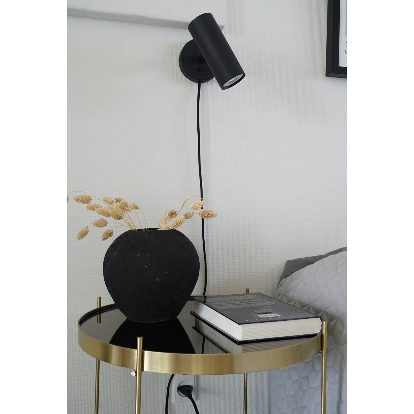 Lámpara de pared París - Negro