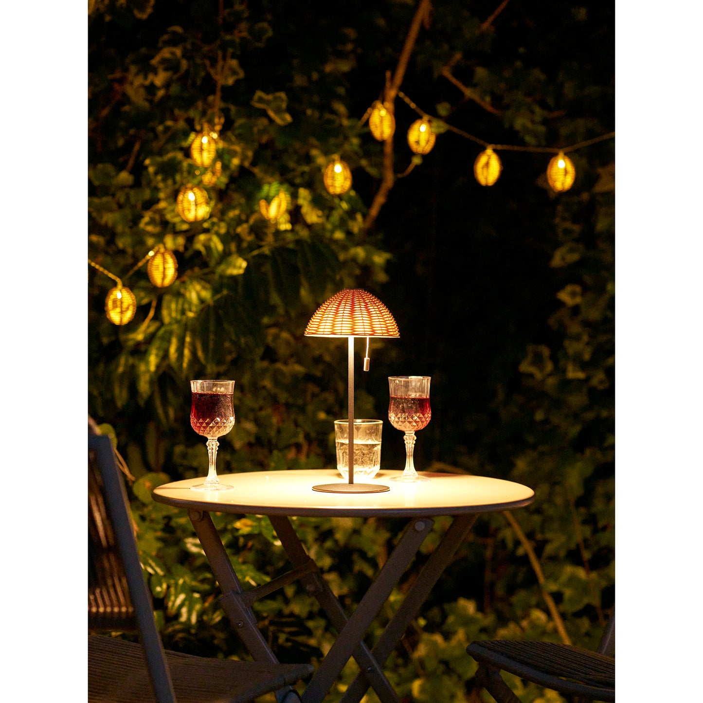 Cadena de luces LED Carlisle - Natural / Negro