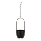 Cache-pot suspendu Celle - Noir