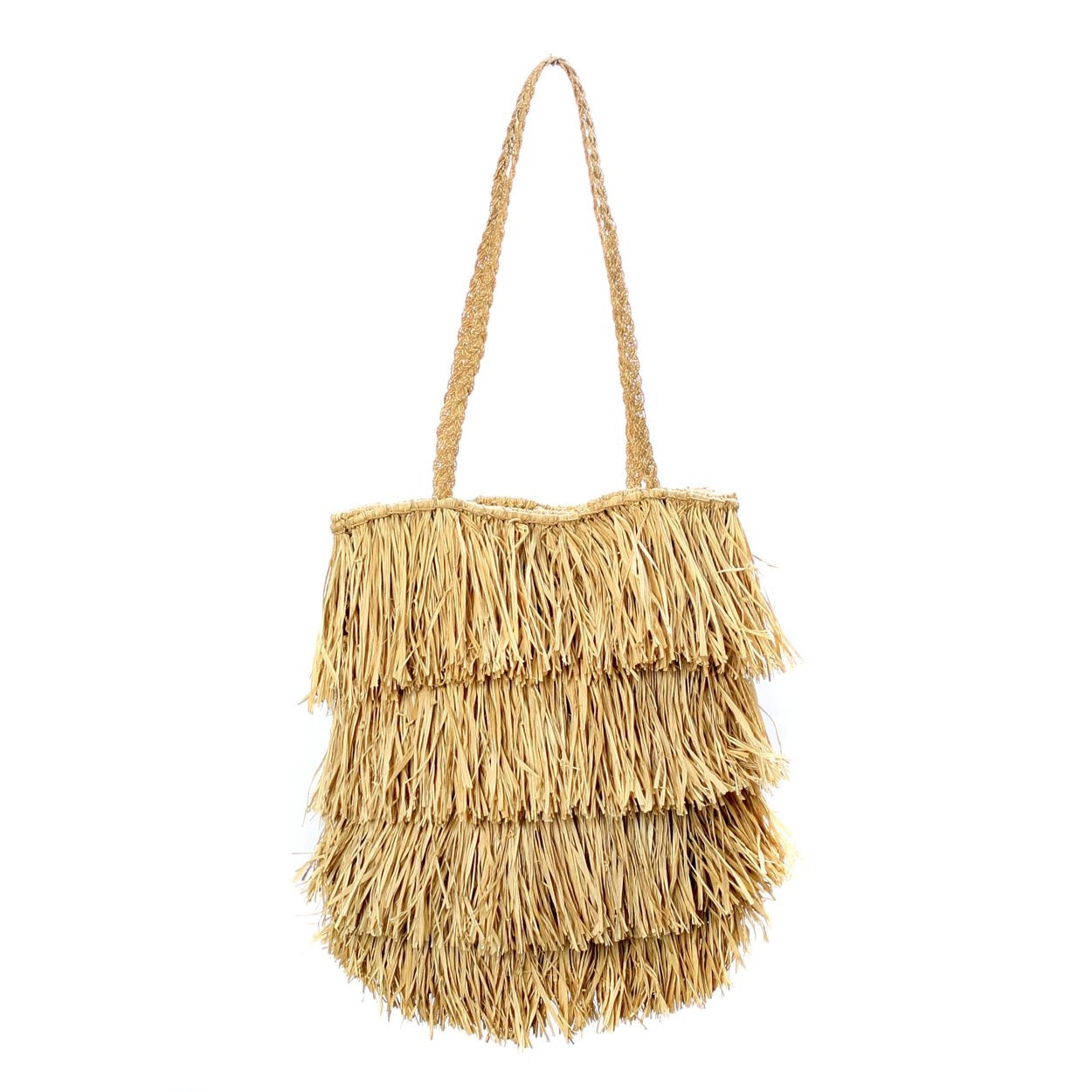 The Bahamas Raffia Bag - Natural