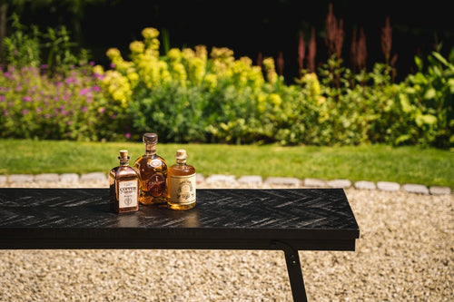 High Table The Herringbone - Black - 140cm