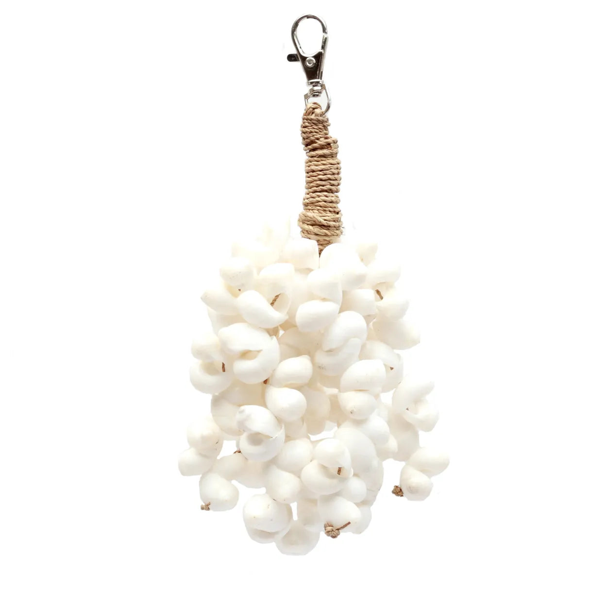 Kai's Shell Keychain - White