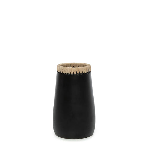 Vase The Sneaky - Natural Black - S