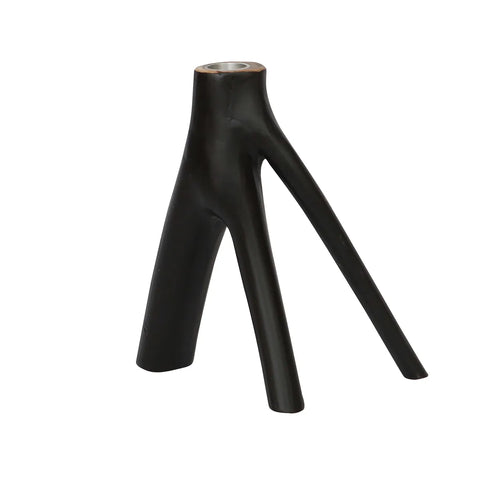 Bougeoir Triple Brindille - Noir