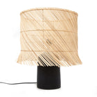 Lampe de table The Rattan - Noir Naturel