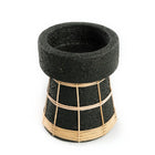 Portavelas The Serene - Negro Natural - M
