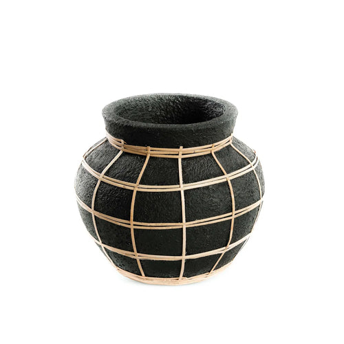Vase The Belly - Natural Black - S
