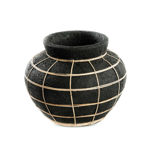 Vase The Belly - Natural Black - M