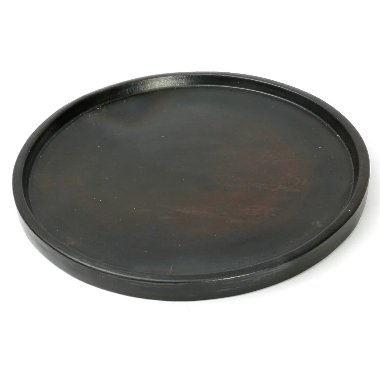 The Burnt Terracotta Plate - Black - L