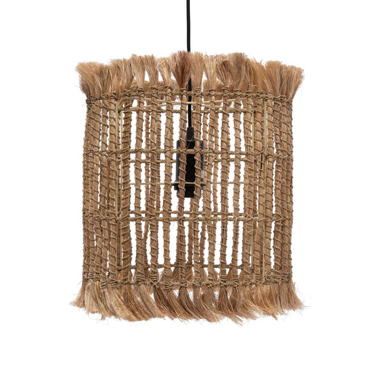 La Lámpara Colgante Abaca Bird Cage - Natural - M