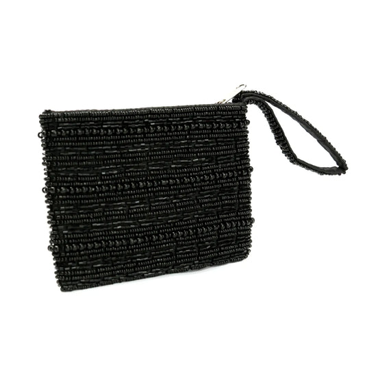 La Billetera Black Beaded