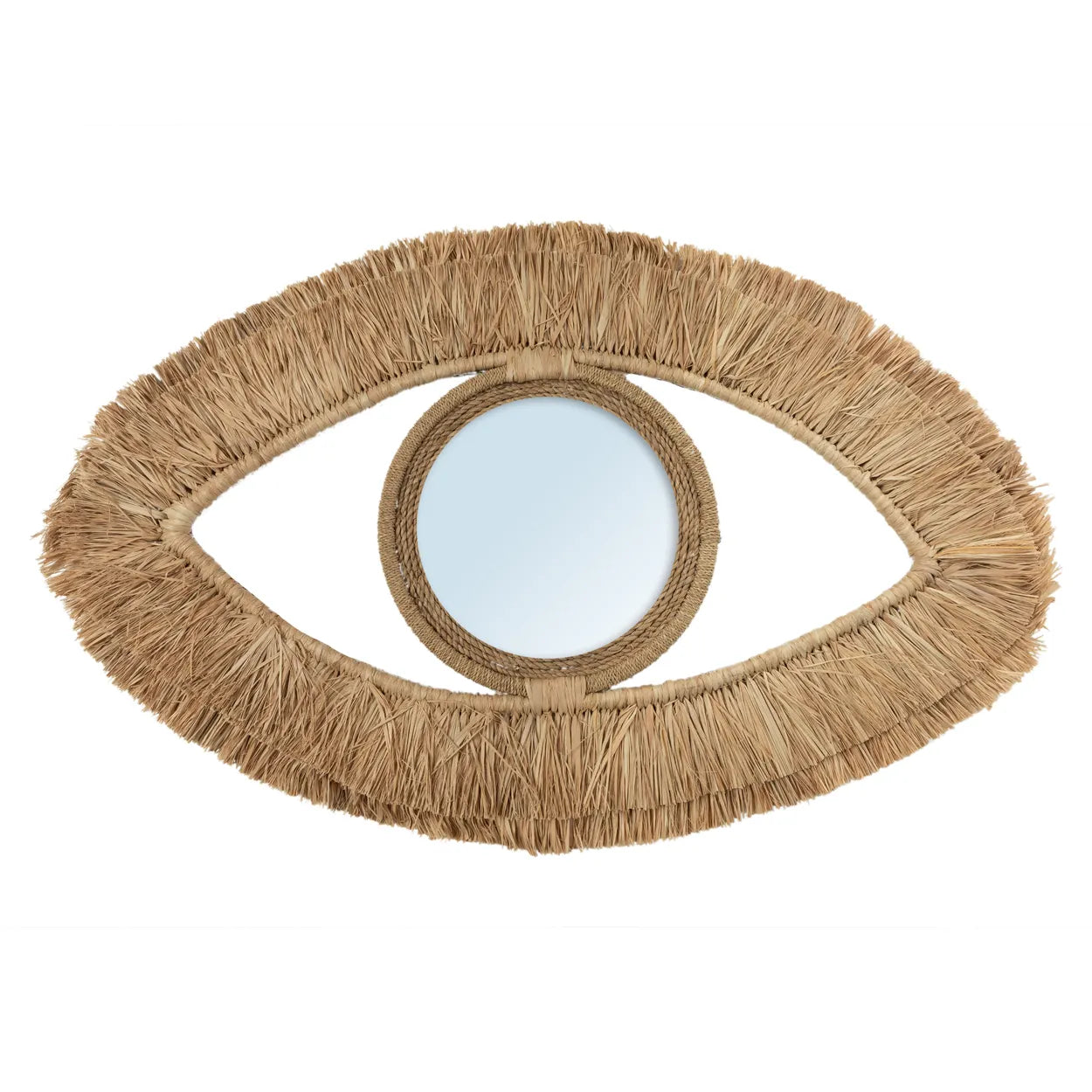 El Espejo Raffia Eye - Natural - M