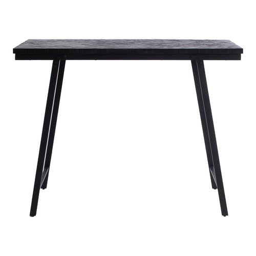 Mesa alta The Herringbone - Negro - 140cm
