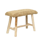 Le banc de raphia - Naturel