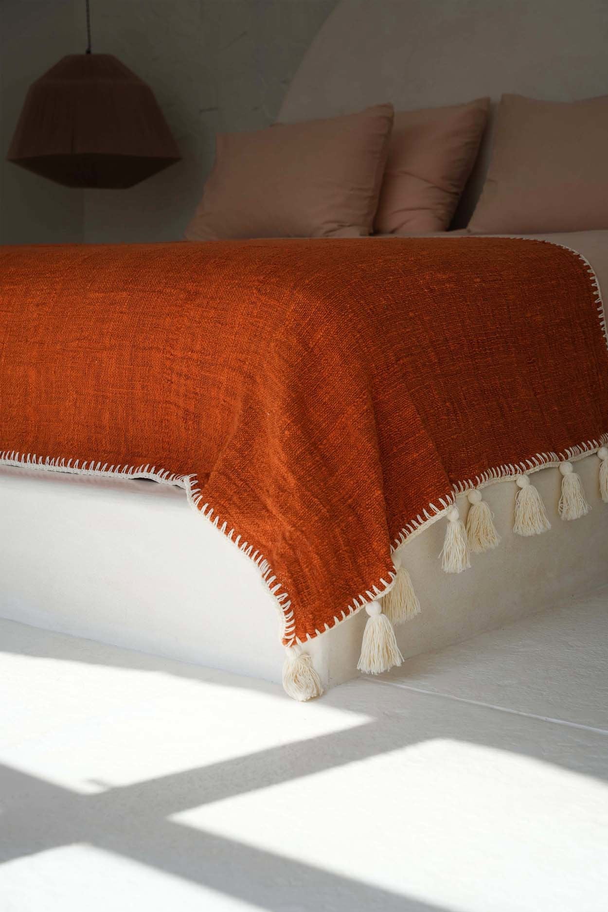 La manta de cama Stitch - Terracota