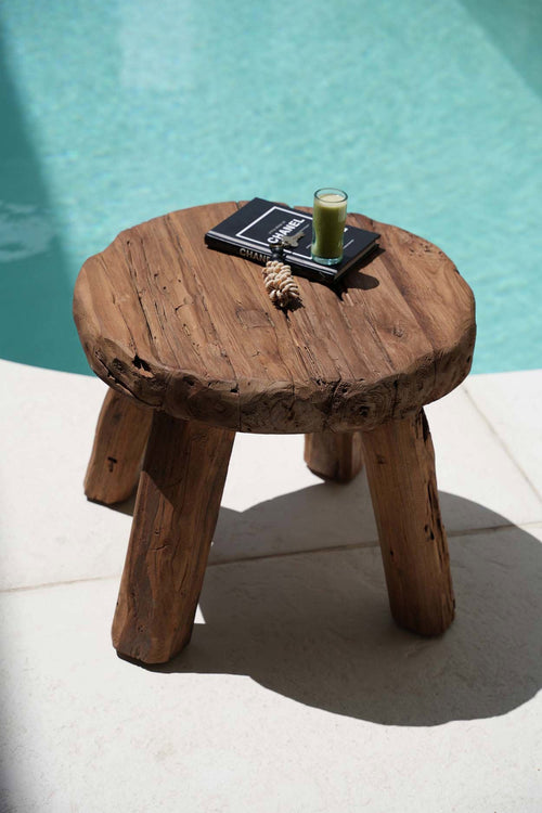 Table d'appoint rustique Marabunta - Naturel
