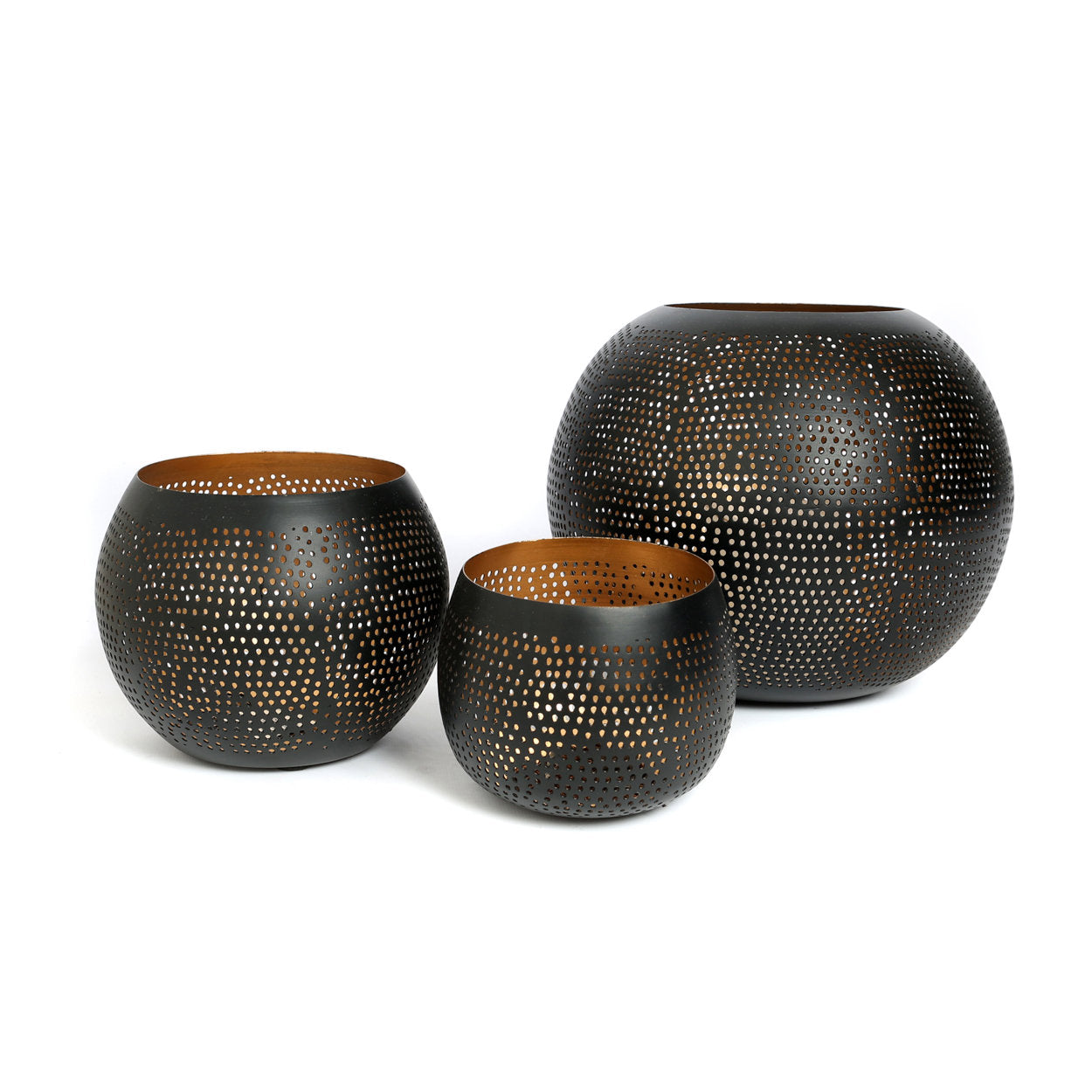La bola perforada - Oro negro - L