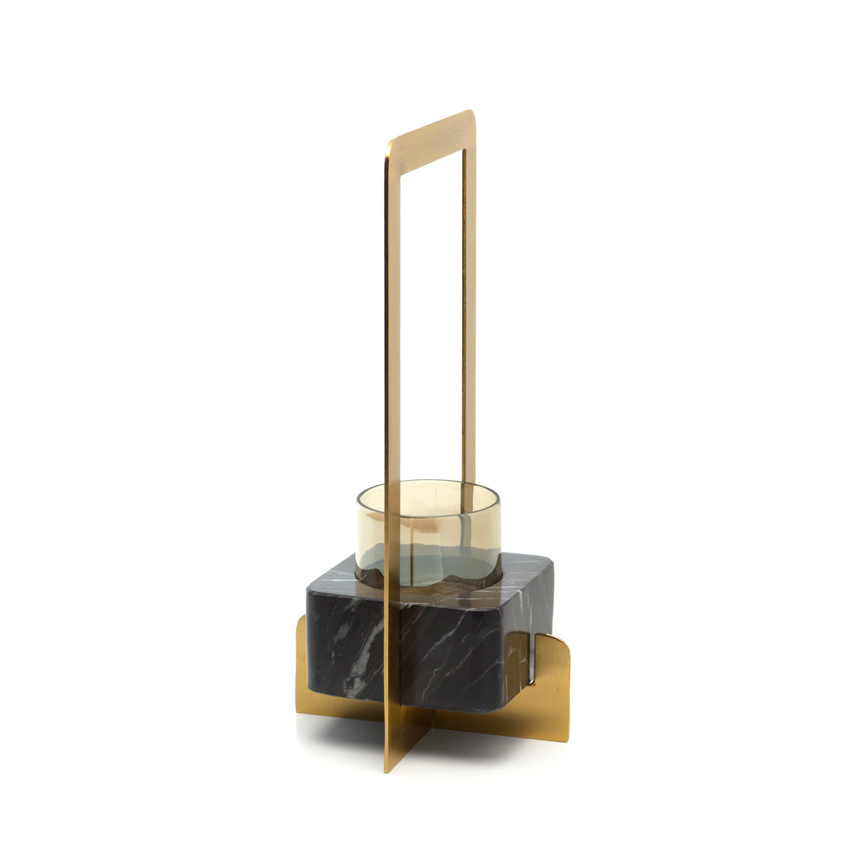 Portavelas The Marbre d’Or - Oro Negro - M