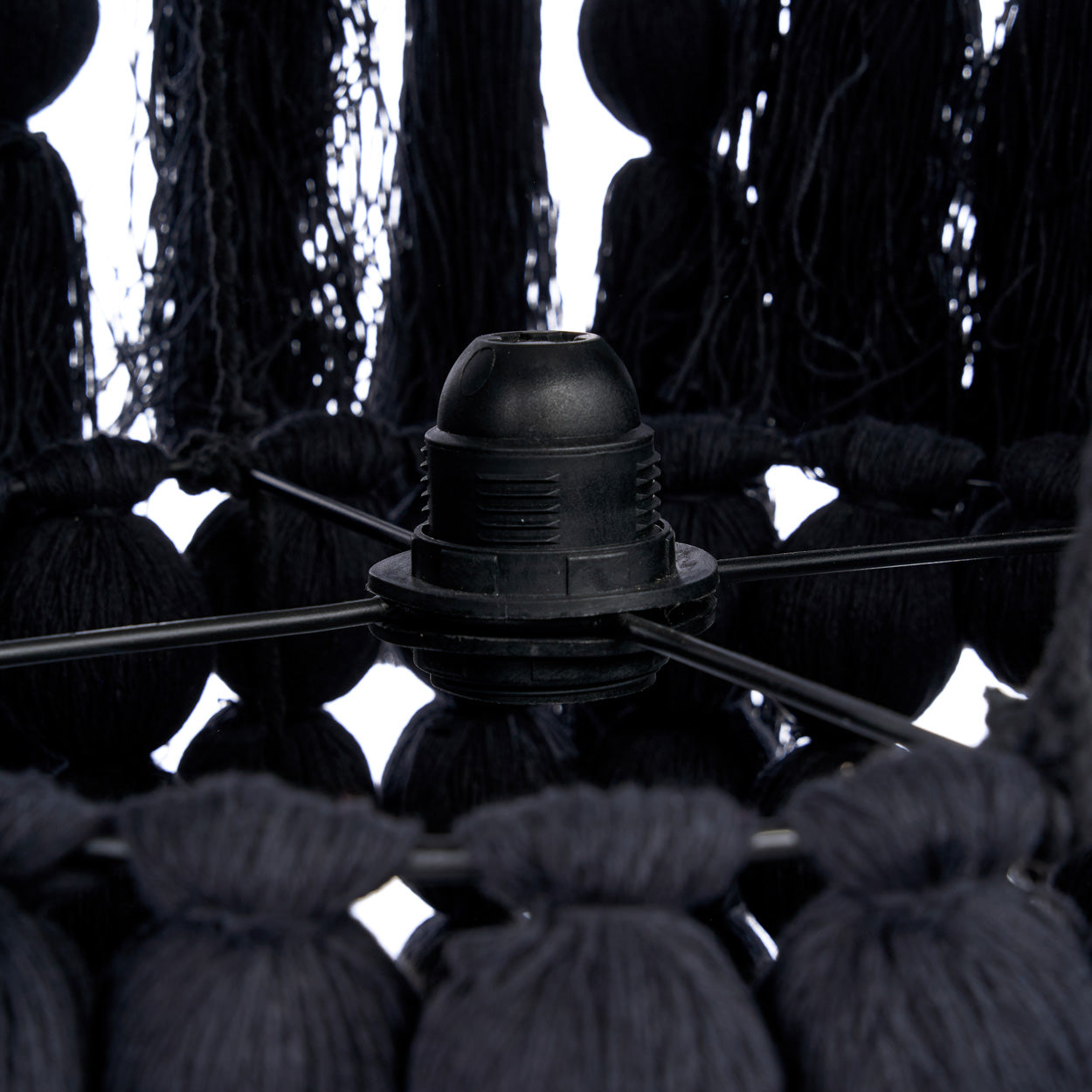 Lámpara de araña The Nomad Cotton - Negro - XL
