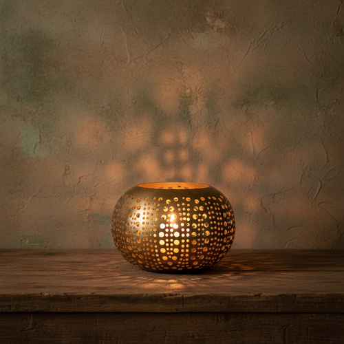Polka Dots - Gold - M