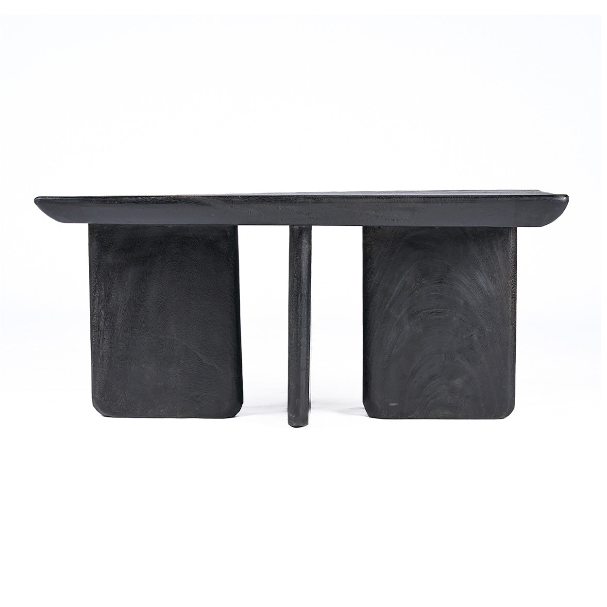 La mesa de centro de obsidiana - Negro