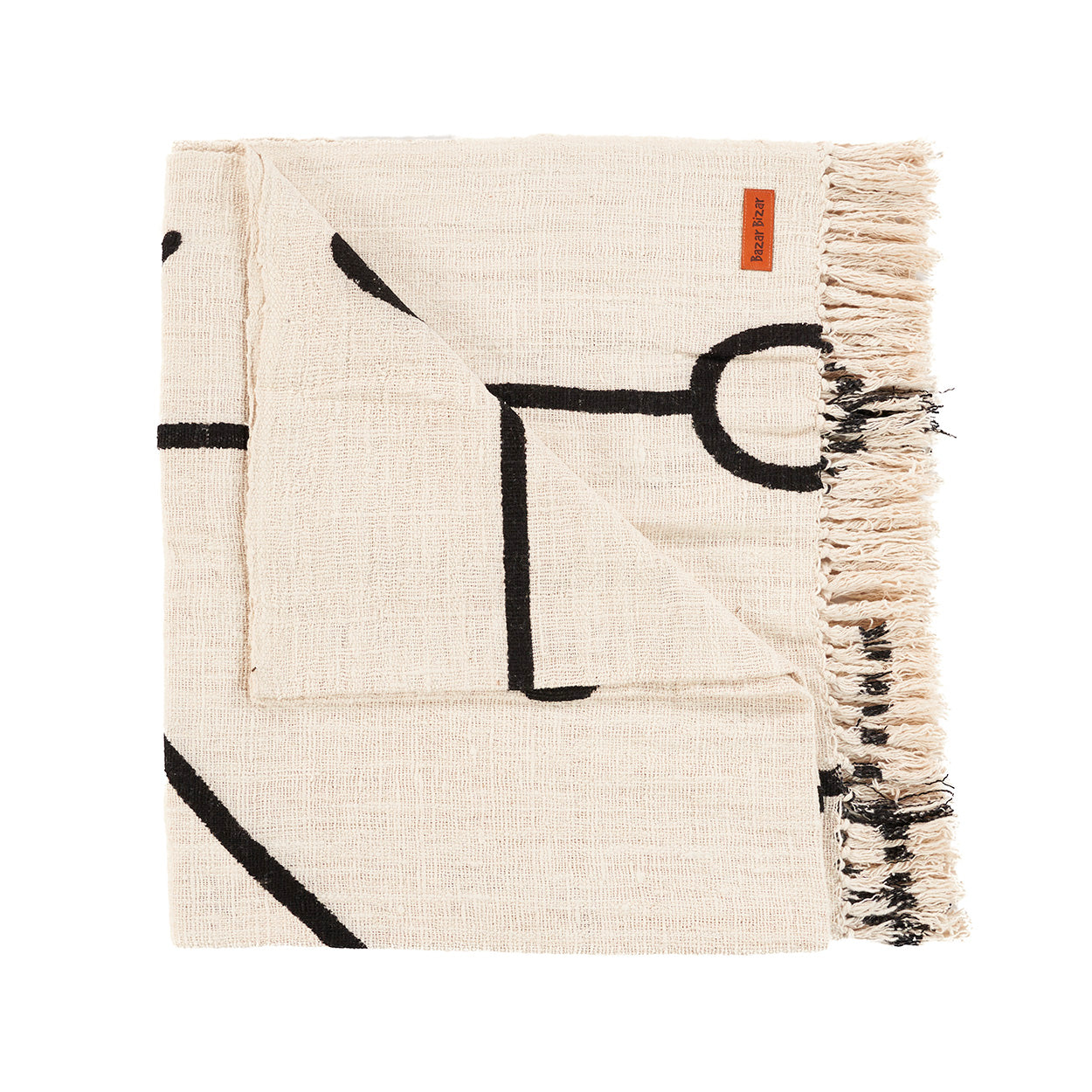 Manta de cama The Evil Eye - Negro natural