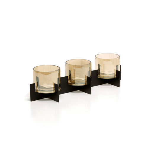Candle Holder The Trio Noir - Black