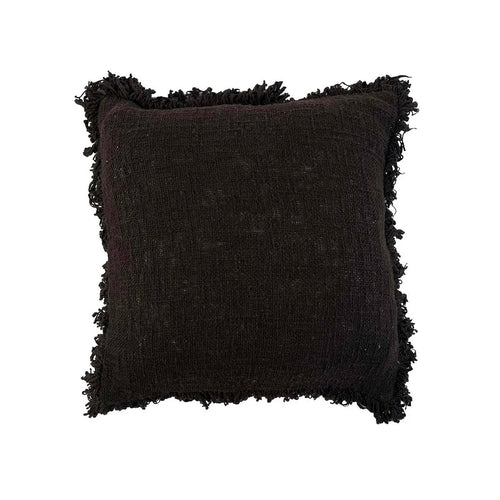 Full Moon Cushion Cover - Black